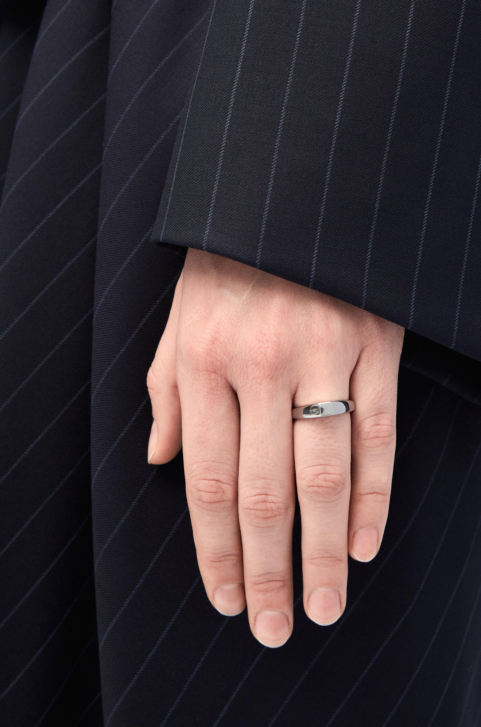 Stirrup ring in sterling silver - 2