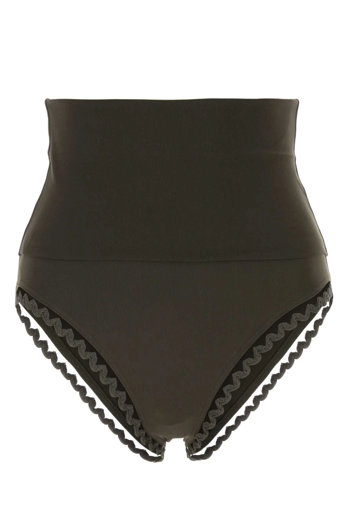 Eres Women Dark Brown Stretch Nylon Bikini Bottom - 1