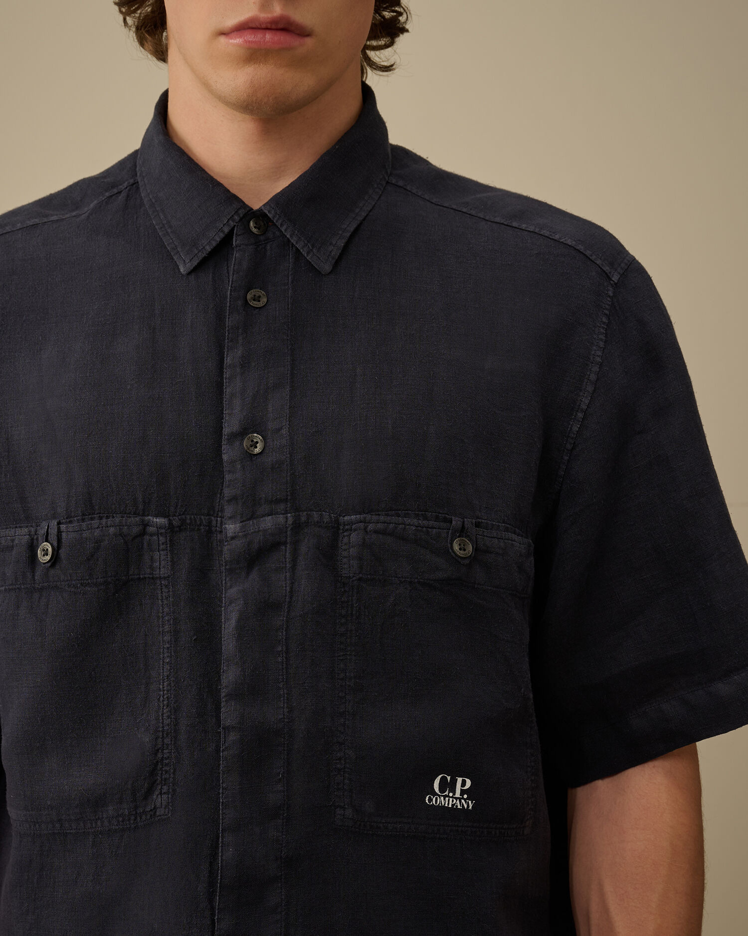 Linen Boxy Short Sleeve Shirt - 5
