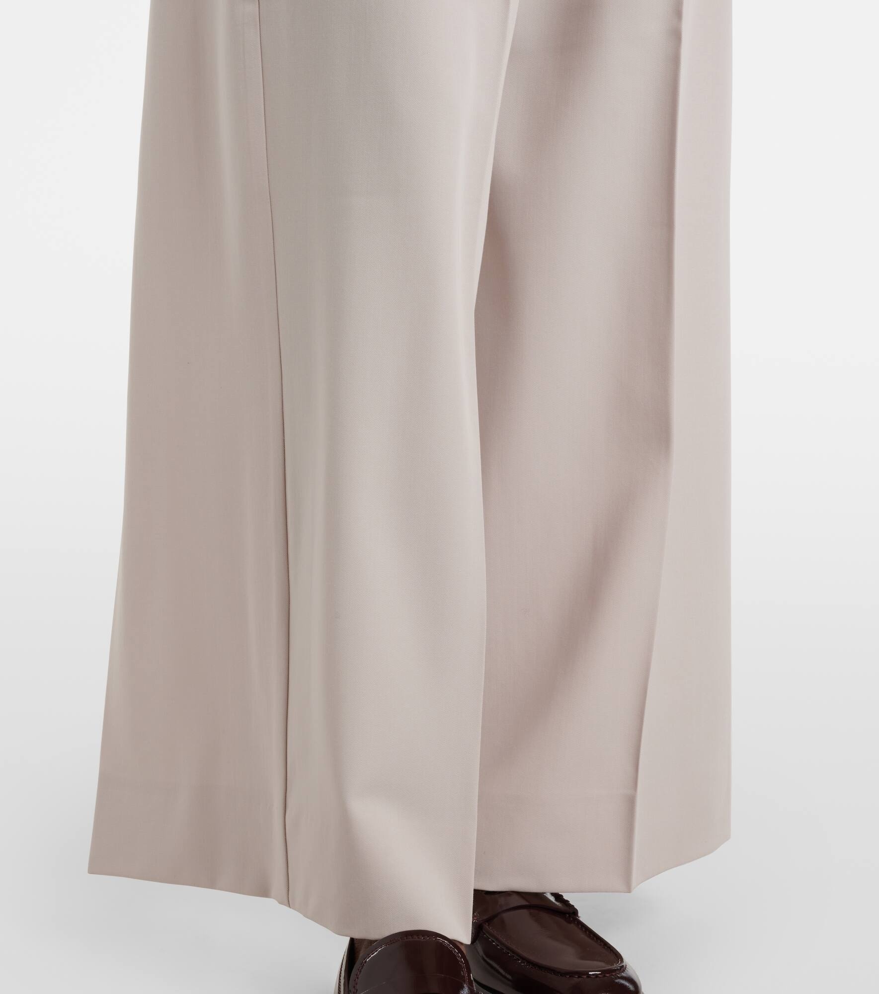 Nichols wool wide-leg pants - 5