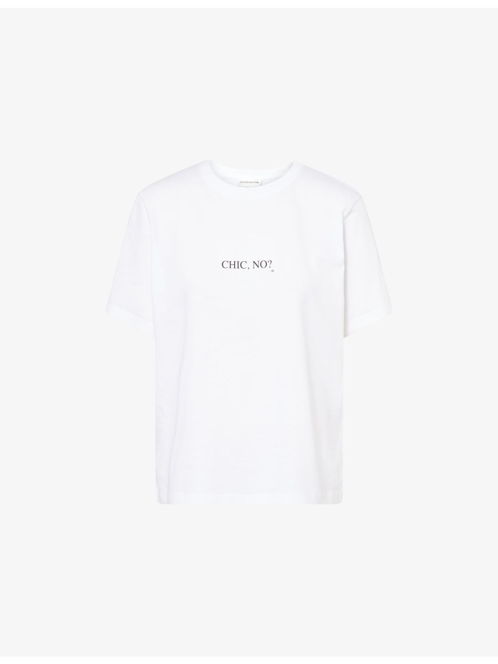 Text-Print Relaxed-Fit Cotton-Jersey T-Shirt - 1