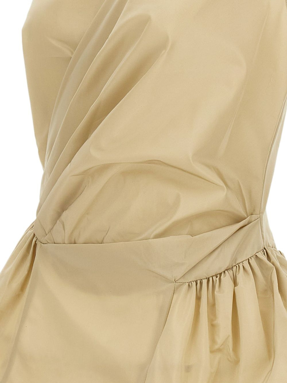 draped peplum top - 3