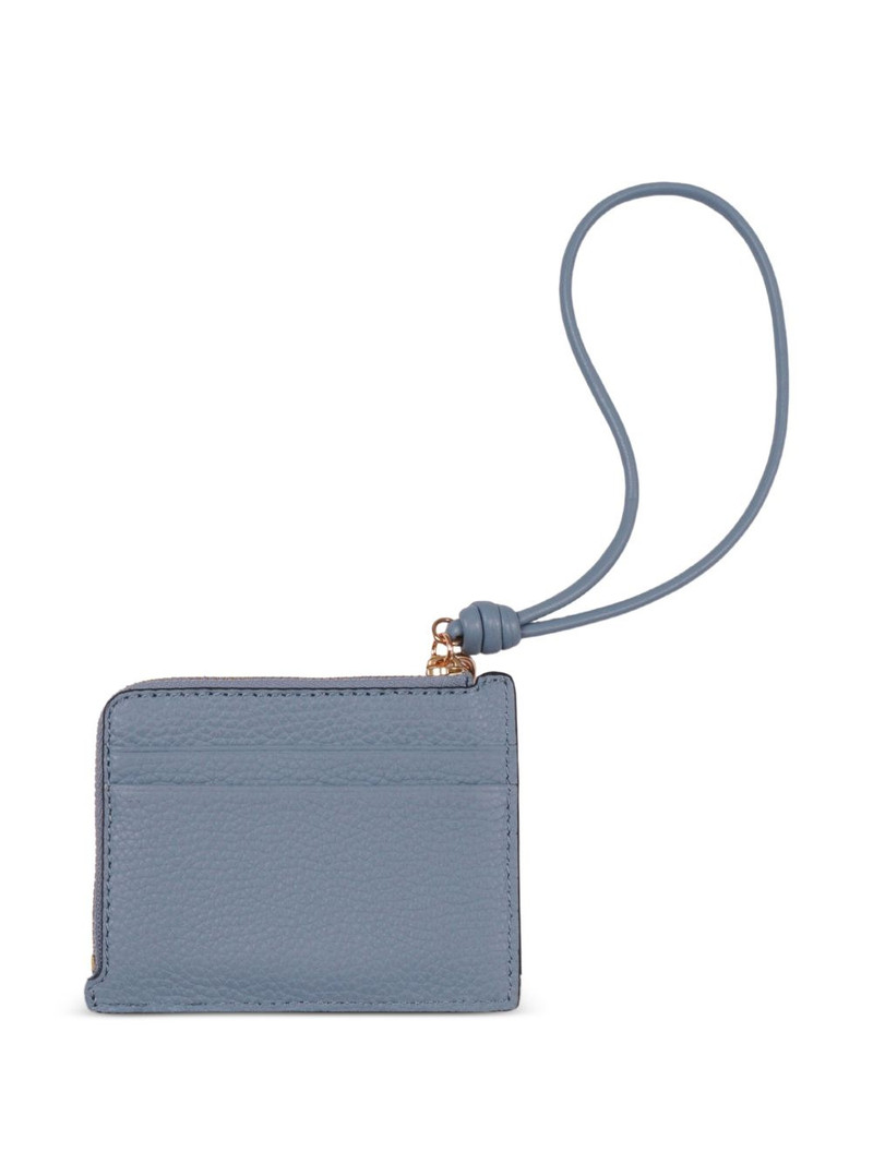 MICHAEL KORS pebbled leather wristlet outlook
