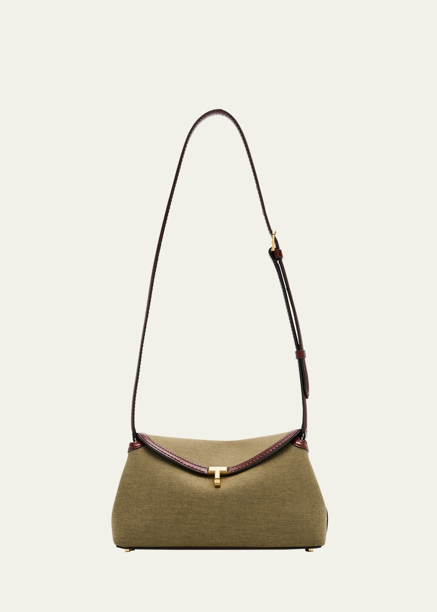 T-Lock Canvas Clutch Bag - 1