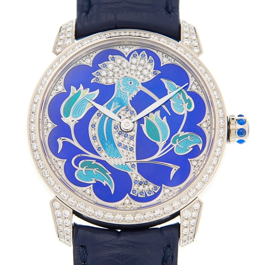 Ulysse Nardin Classico Lady Automatic Diamond Blue Dial Ladies Watch 8150-112-HUP - 2