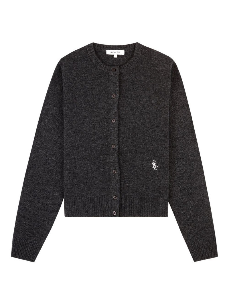 button logo cardigan 1