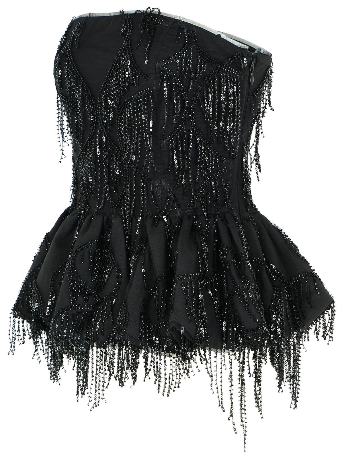 Rotate 'Dorla' Black Polyester Top Women - 2