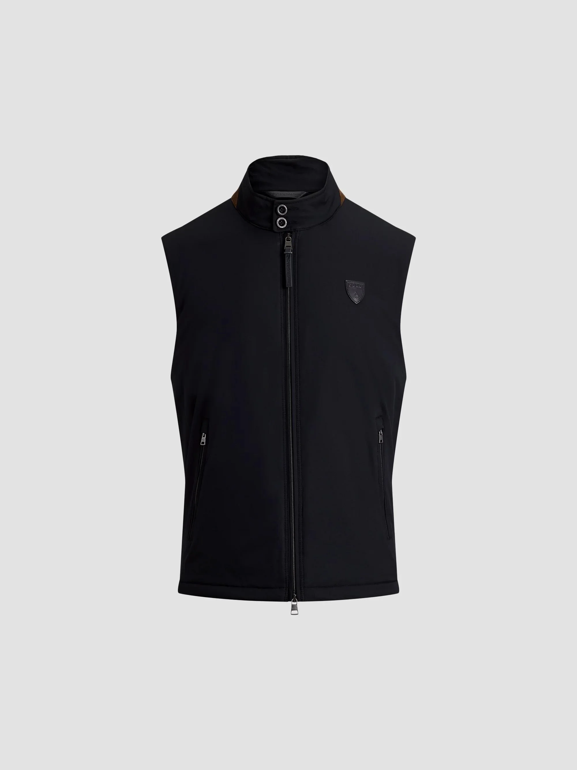 Men's The Abottson Gabardine Vest - Polo Black - 1