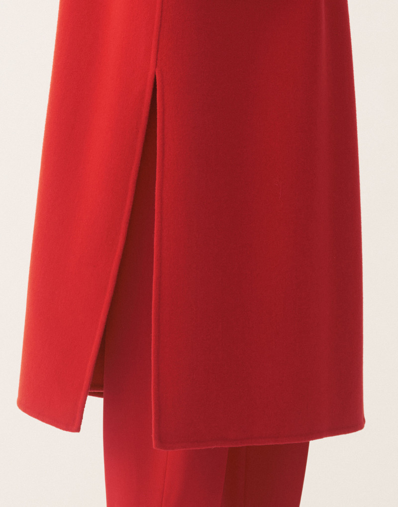 Double-faced wool and cashmere coat 6