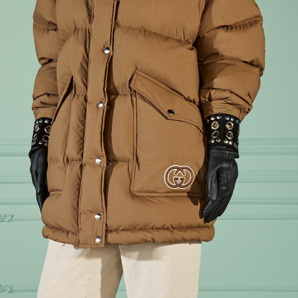 Padded cotton puffer jacket - 3