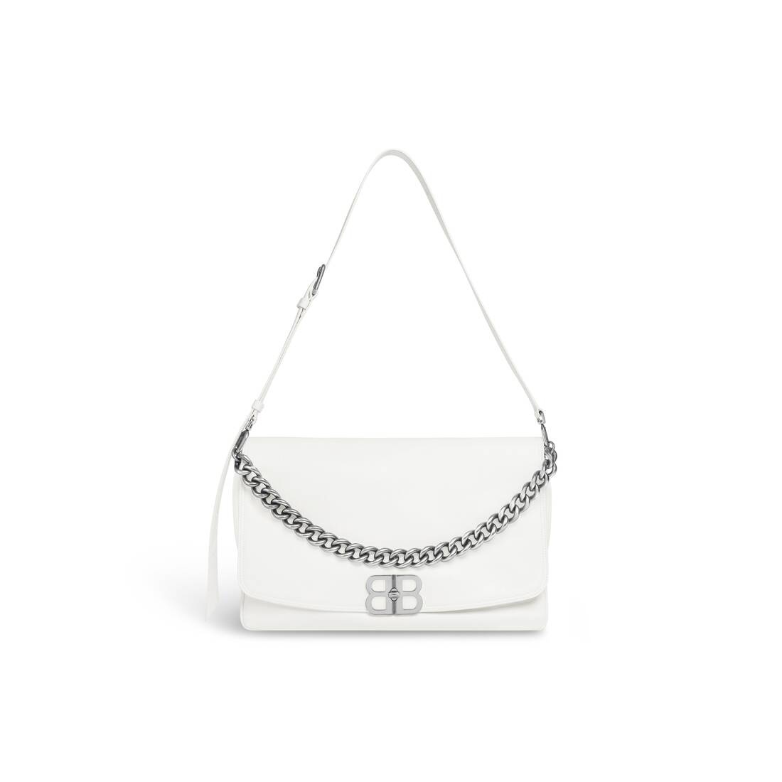 Women's Bb Soft Large Flap Bag  in Optic White - 5