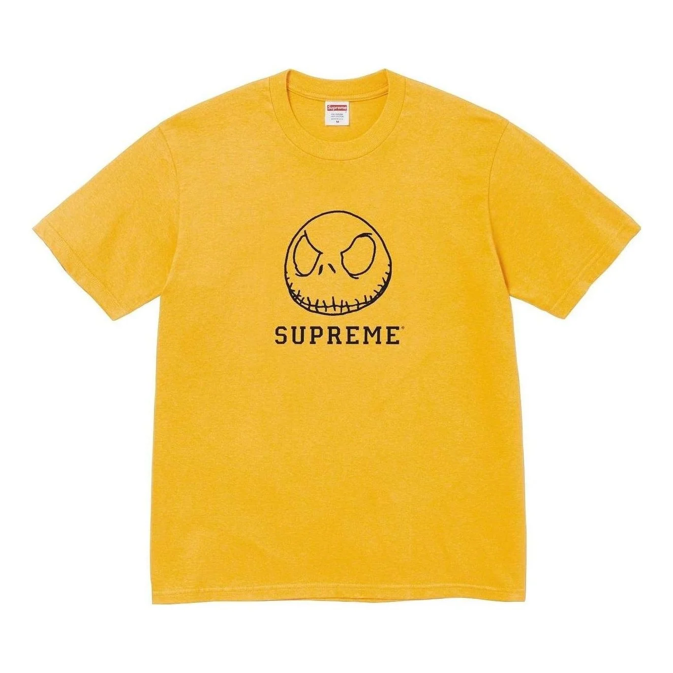 Supreme Skeleton T-Shirt 'Yellow Black' SUP-FW23-004 - 1