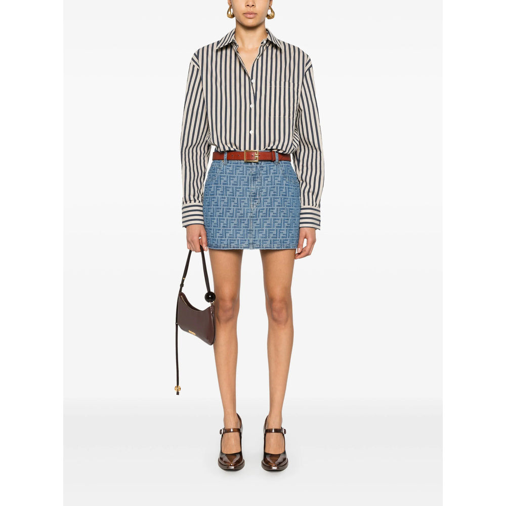 Fendi Blue Skirts - Fitted Skirts Women - 5