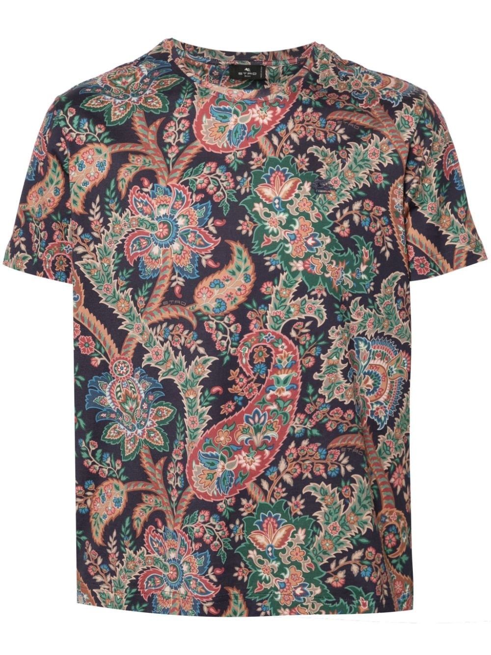 paisley-print T-shirt - 1
