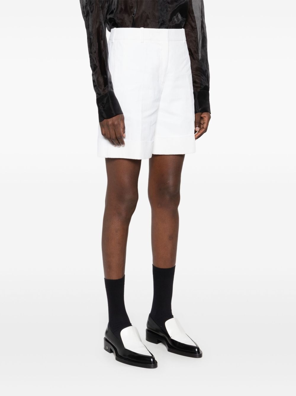 linen shorts - 3