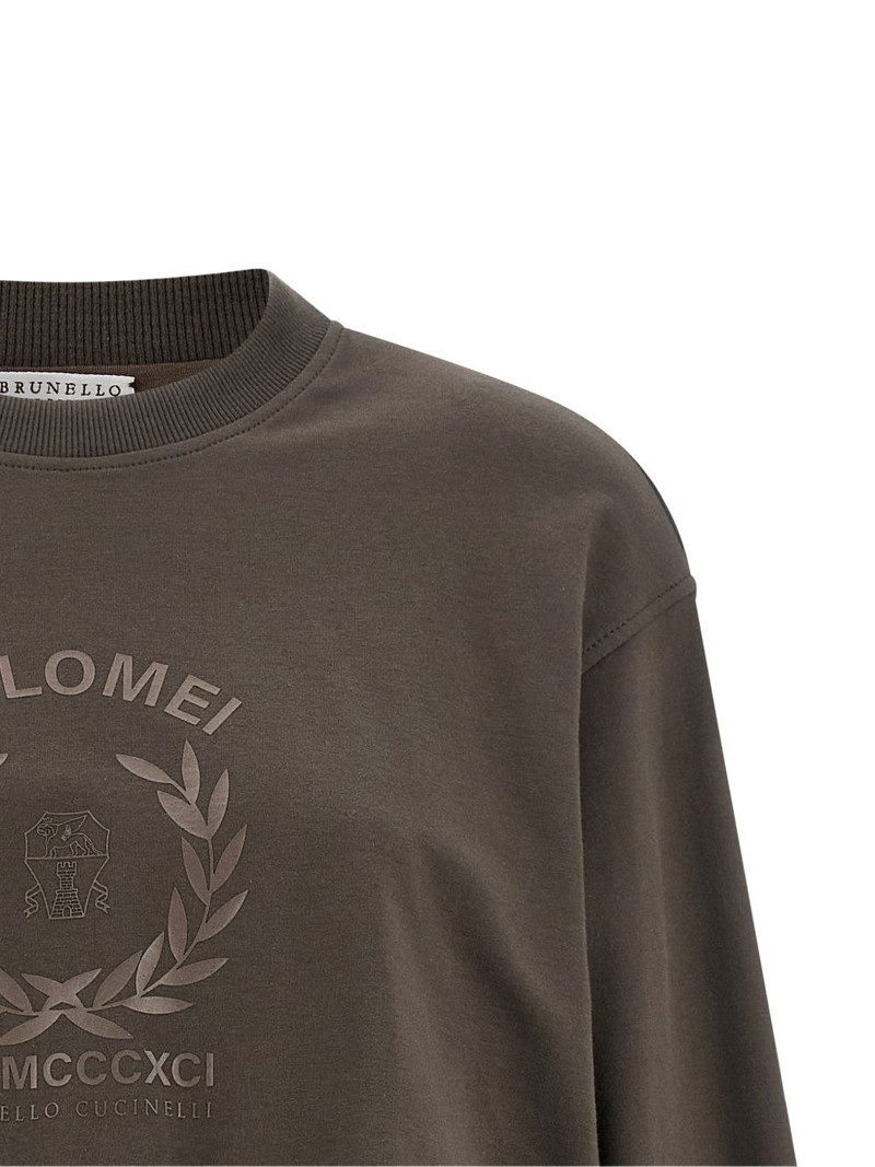 dropped-shoulder curled sweatshirt 4