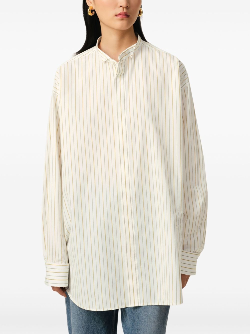 wingtip-collar shirt - 5