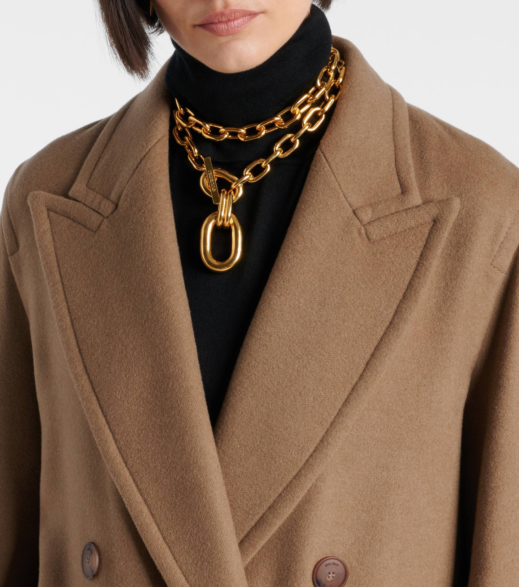 Deletta wool and cashmere coat - 4