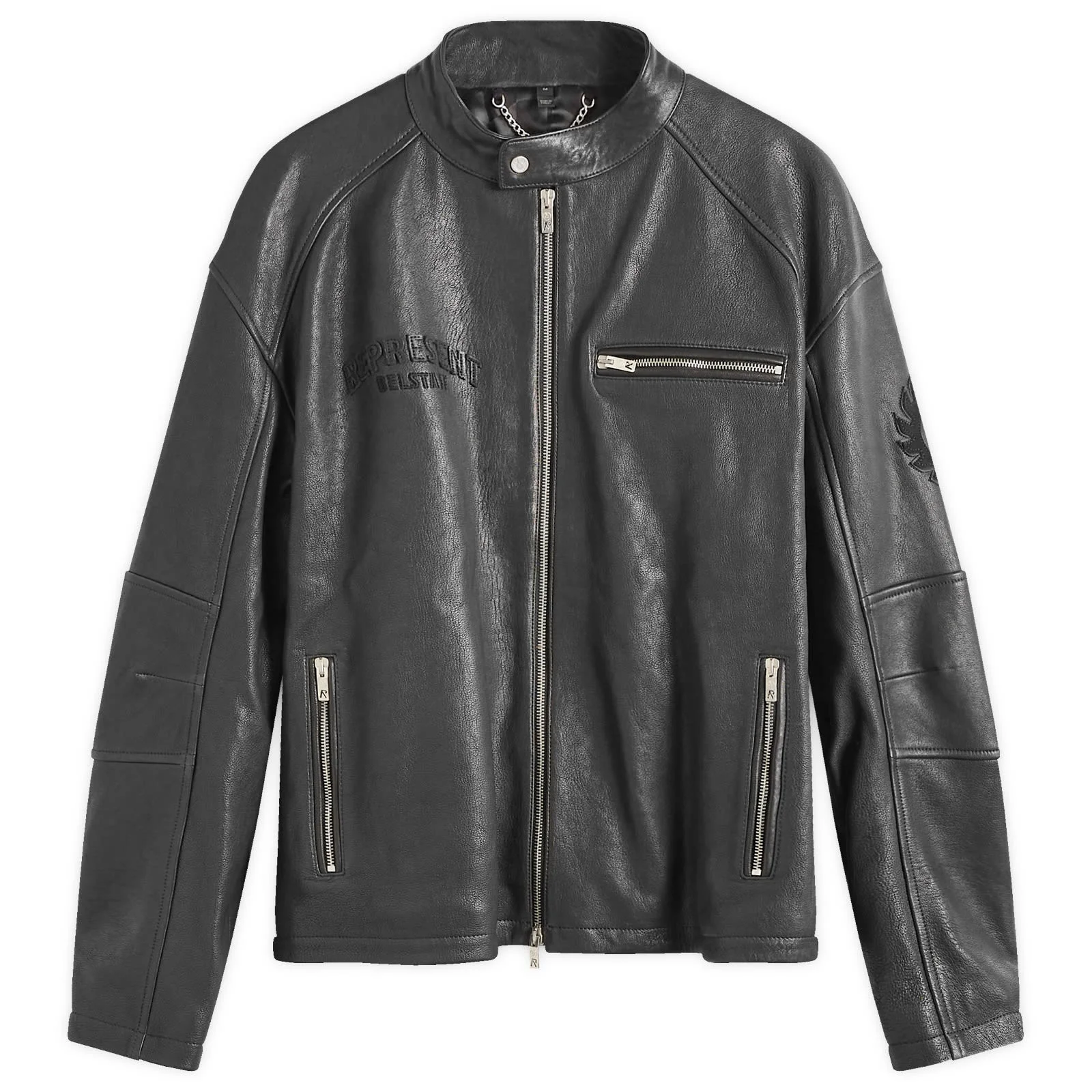 Represent x Belstaff Leather Race Jacket - 1