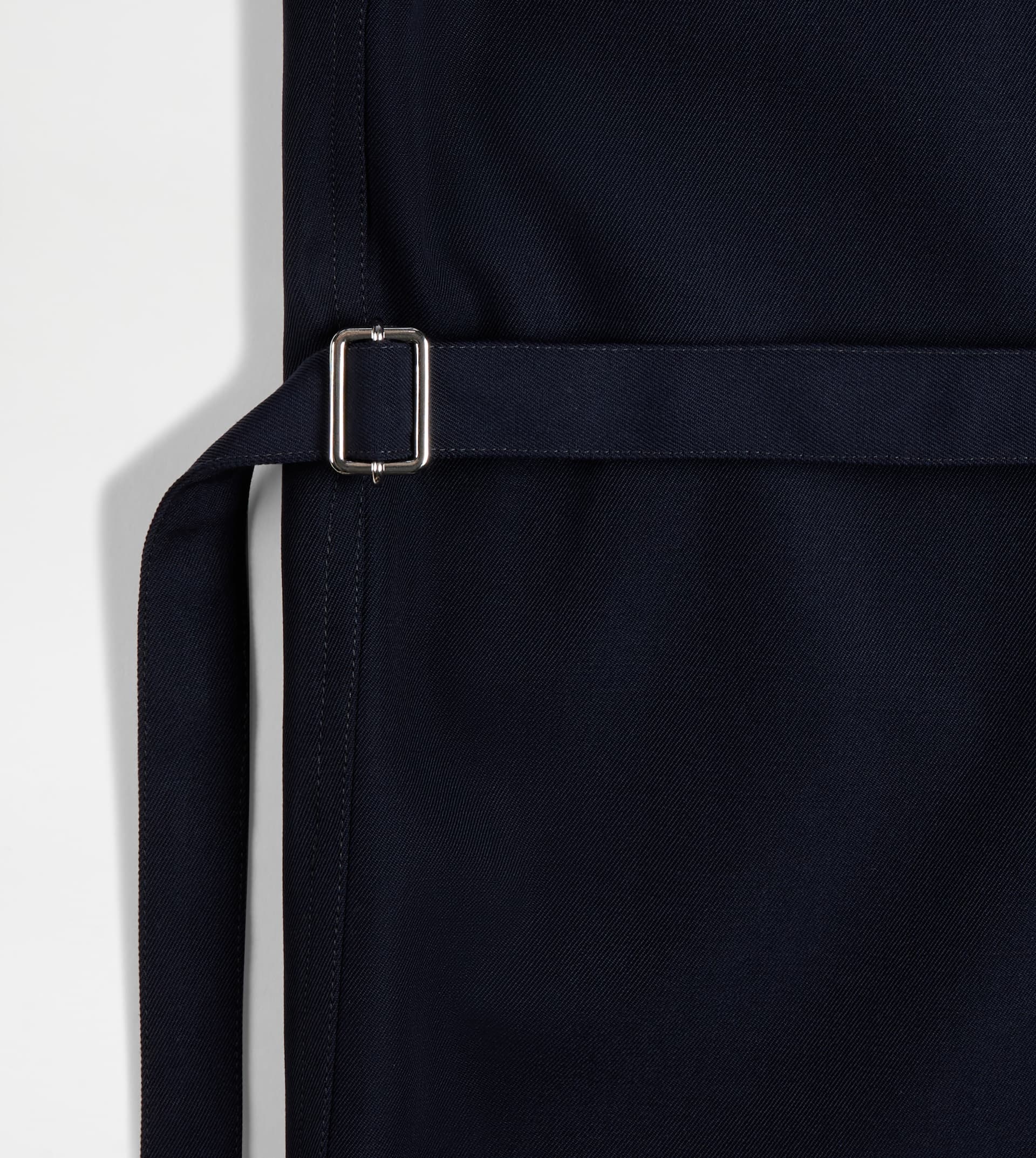SHIRT IN WOOL AND COTTON - BLUE - 7