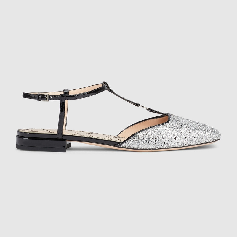 Women's Double G ballet flat 1
