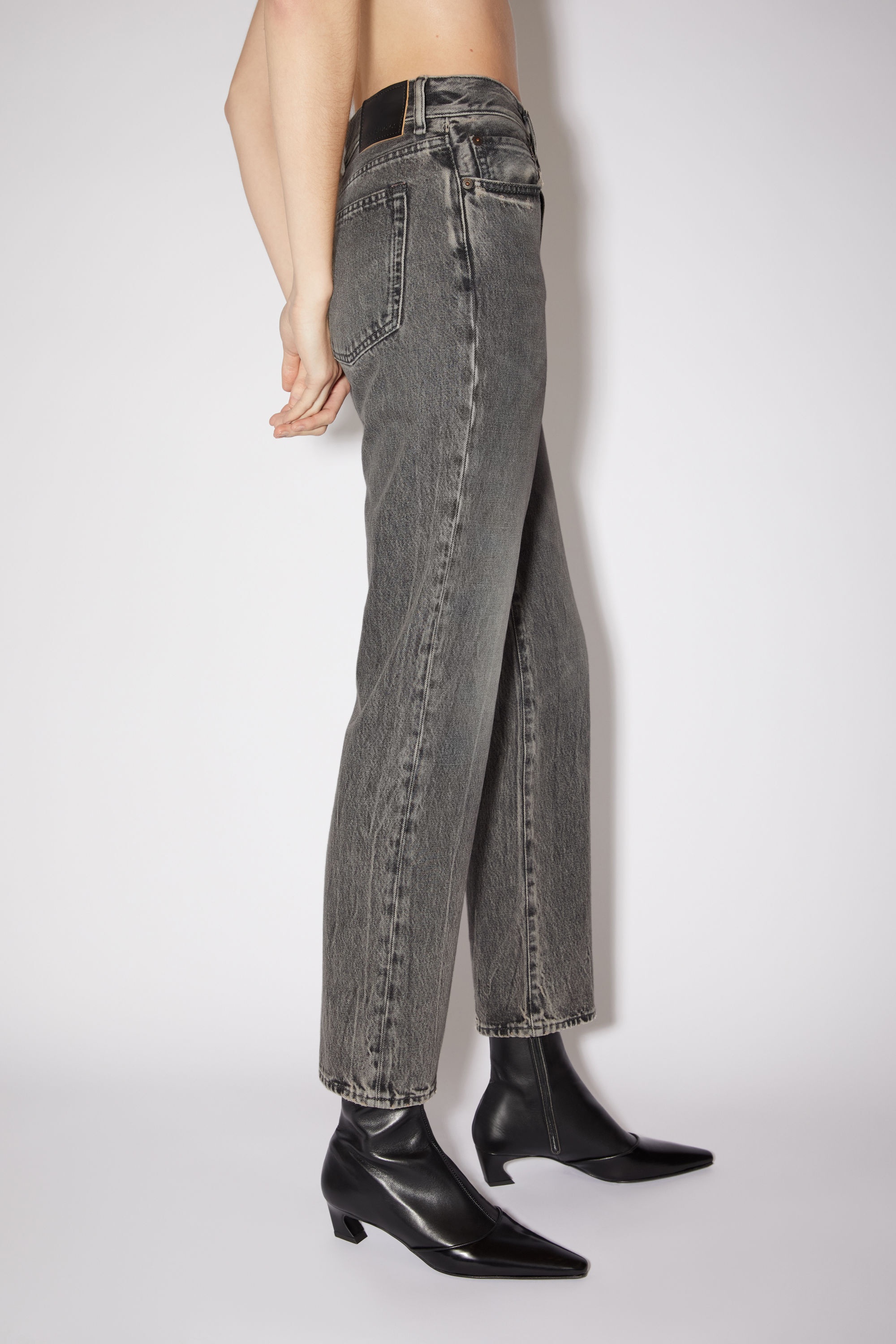 Straight fit jeans - Black - 4