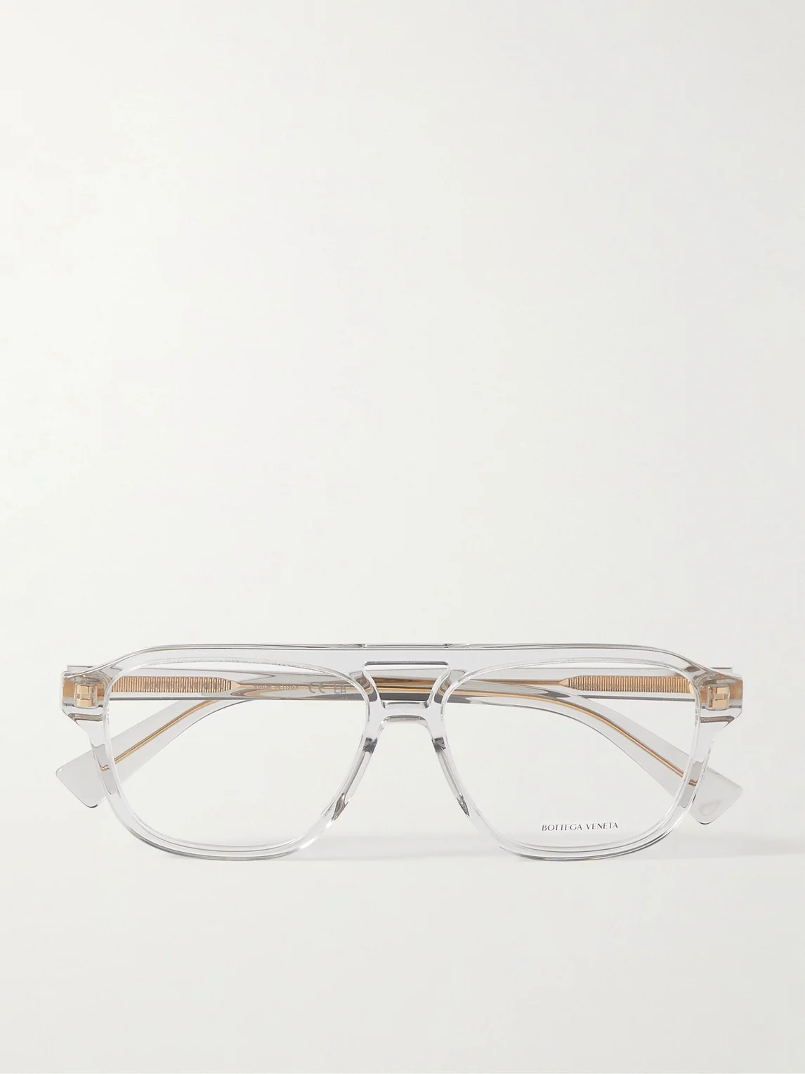 Aviator-Style Acetate Optical Glasses - 1