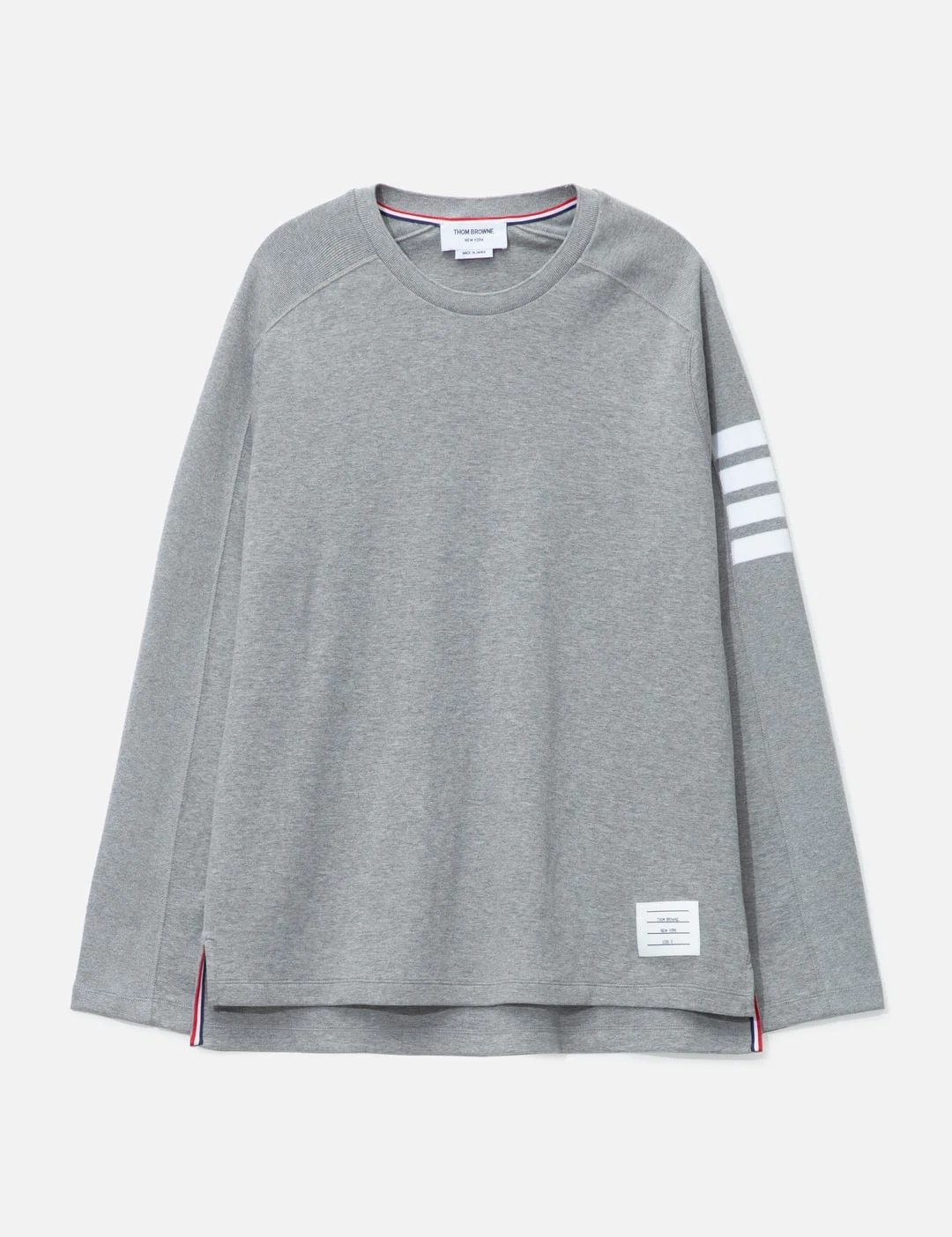 COTTON 4-BAR STRIPED T-SHIRT - 1