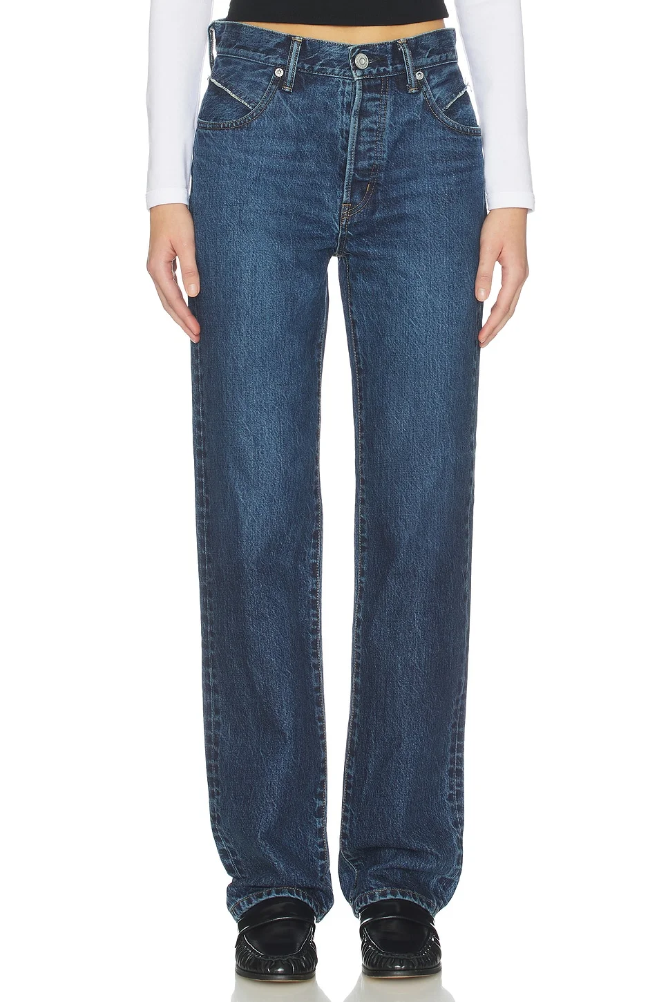 Lara Western Straight Leg Jeans - 1