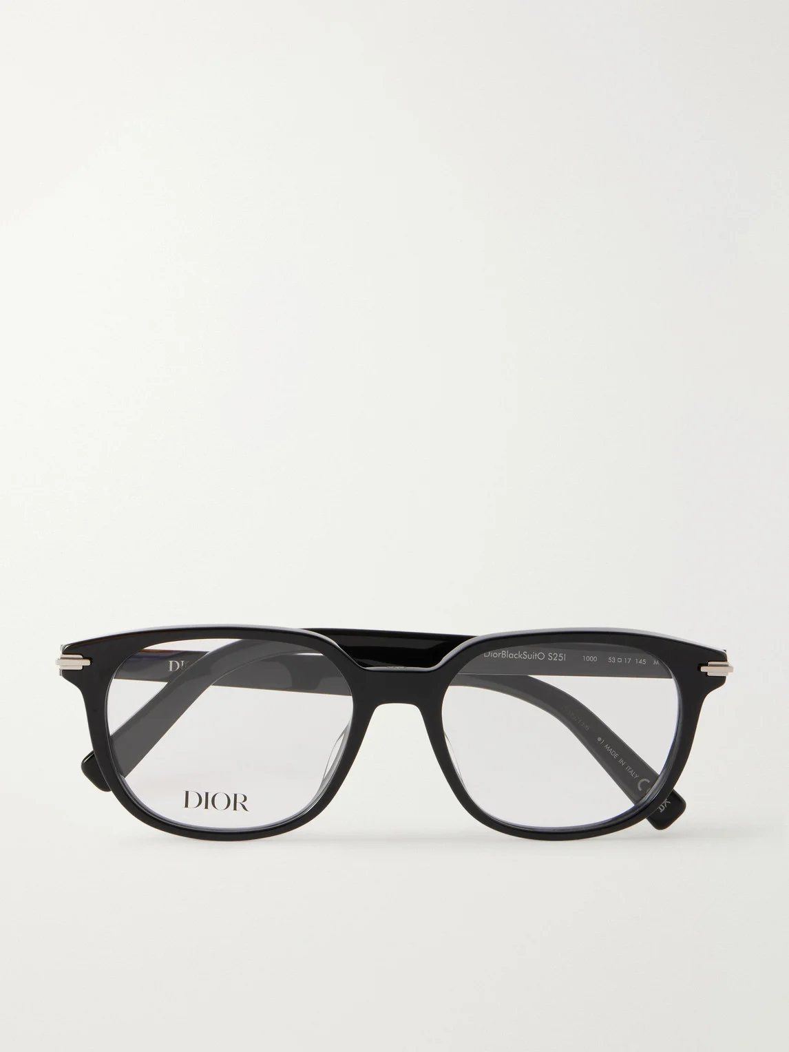 DiorBlackSuitO S25l Rectangular Acetate Glasses - 1