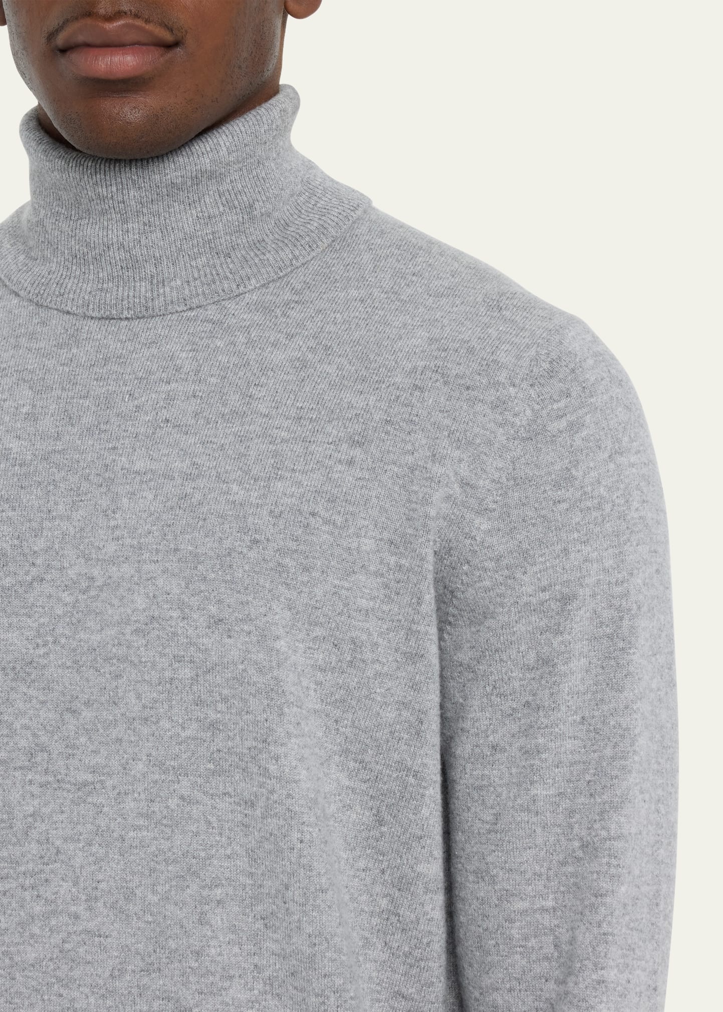 Men's Cashmere Turtleneck Sweater - 5