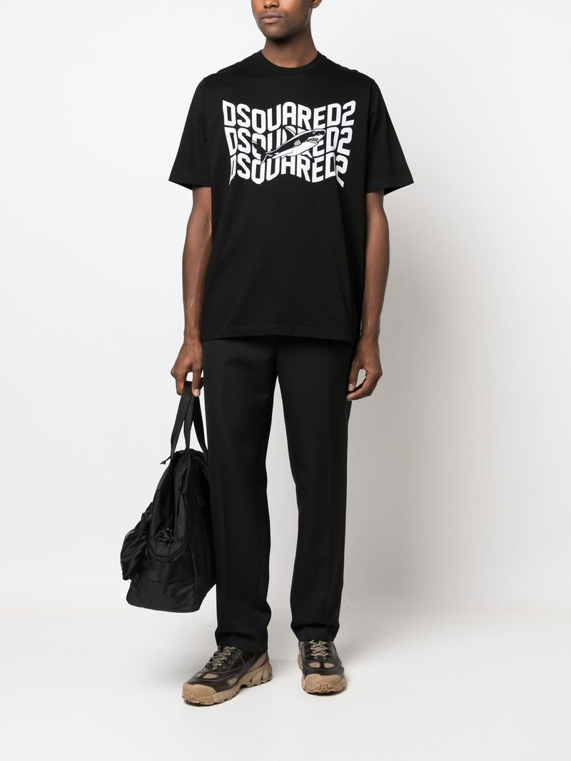 DSQUARED2 logo-print T-shirt outlook