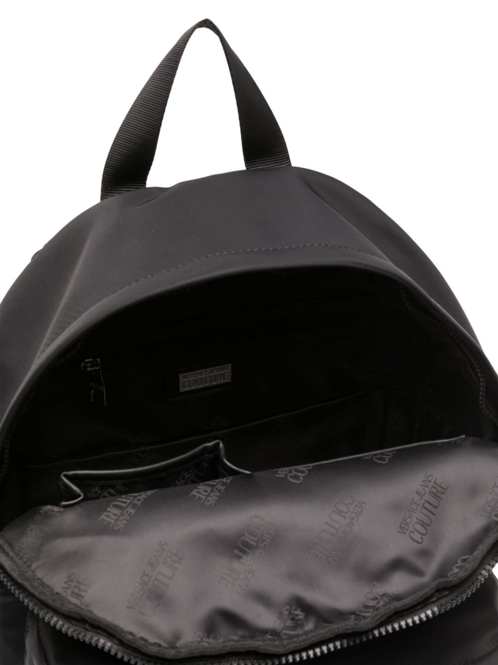 iridescent logo-print zip-up backpack - 5