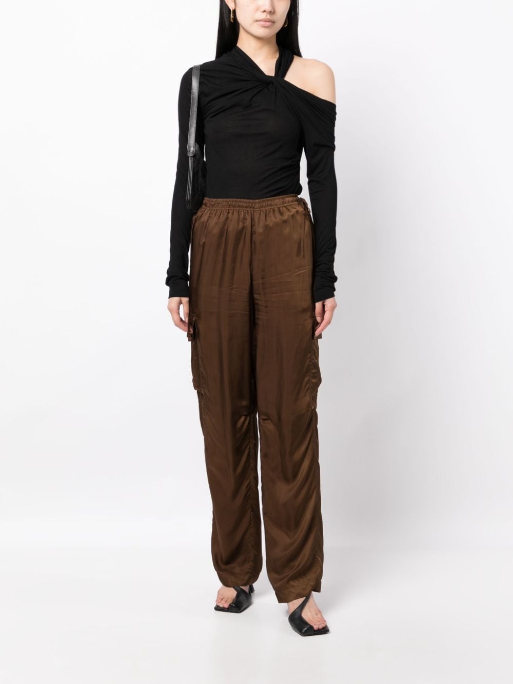 wide-leg cargo pants - 2