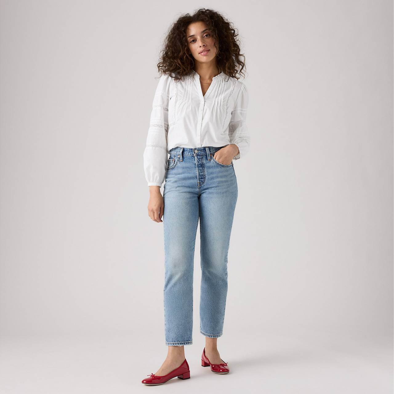 501® ORIGINAL LIGHTWEIGHT CROPPED WOMEN'S JEANS - 2