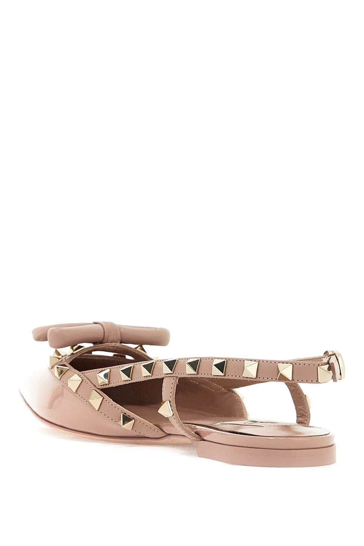 ROCKSTUD BOW SLINGBACK BALLER - 2