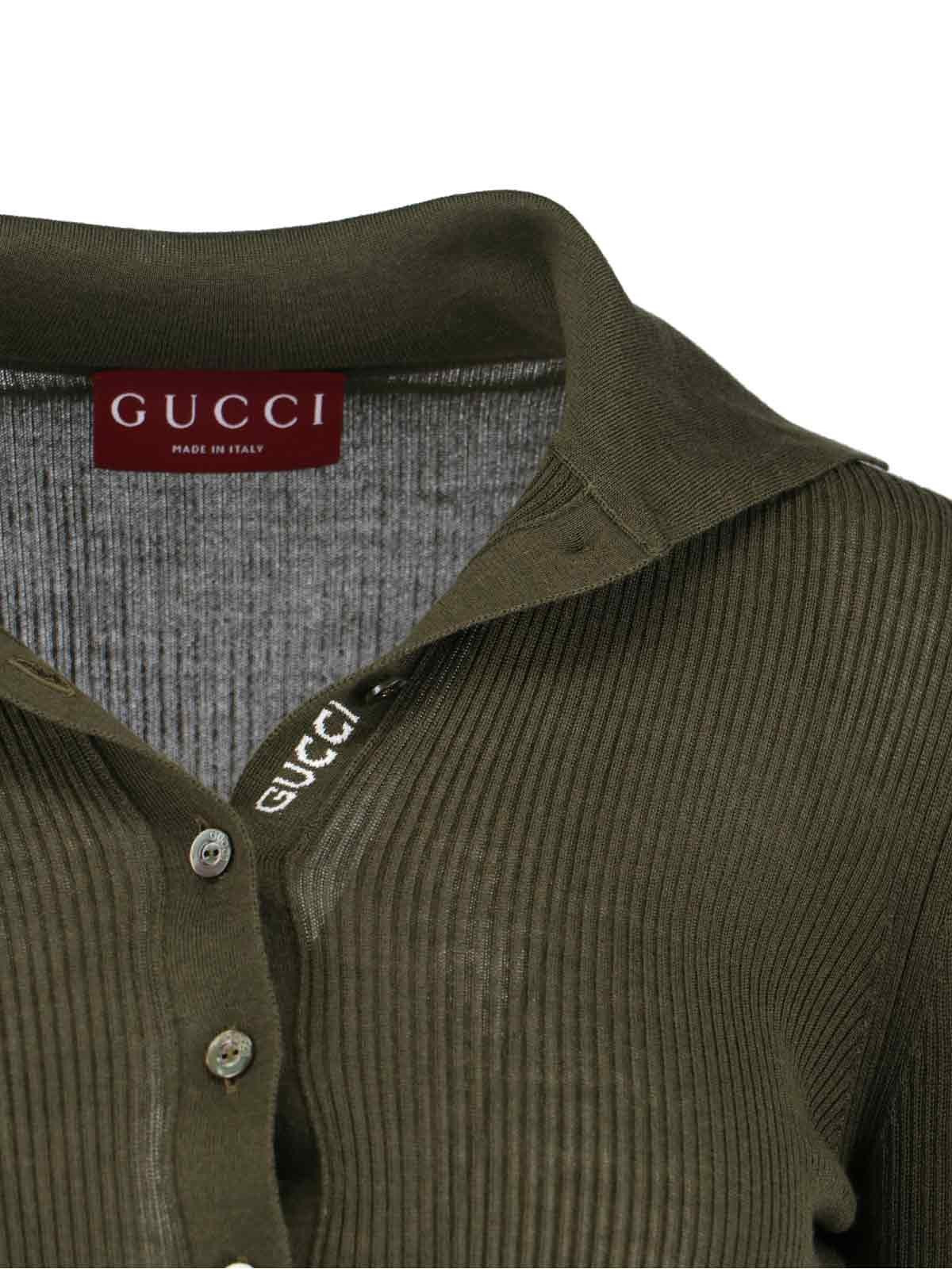 "WEB" KNIT POLO SHIRT - 3