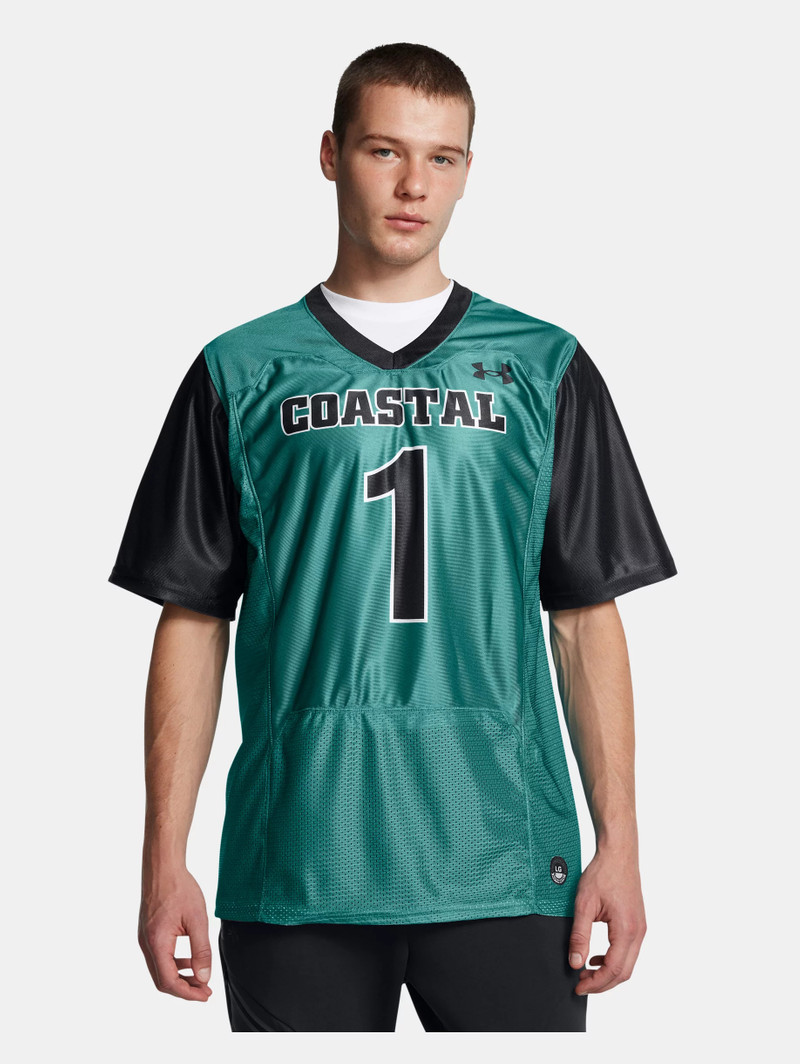 Under Armour Men's UA Armourfuse® Collegiate Football Replica Jersey outlook