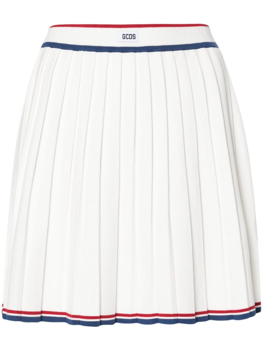 pleated knit skirt - 1