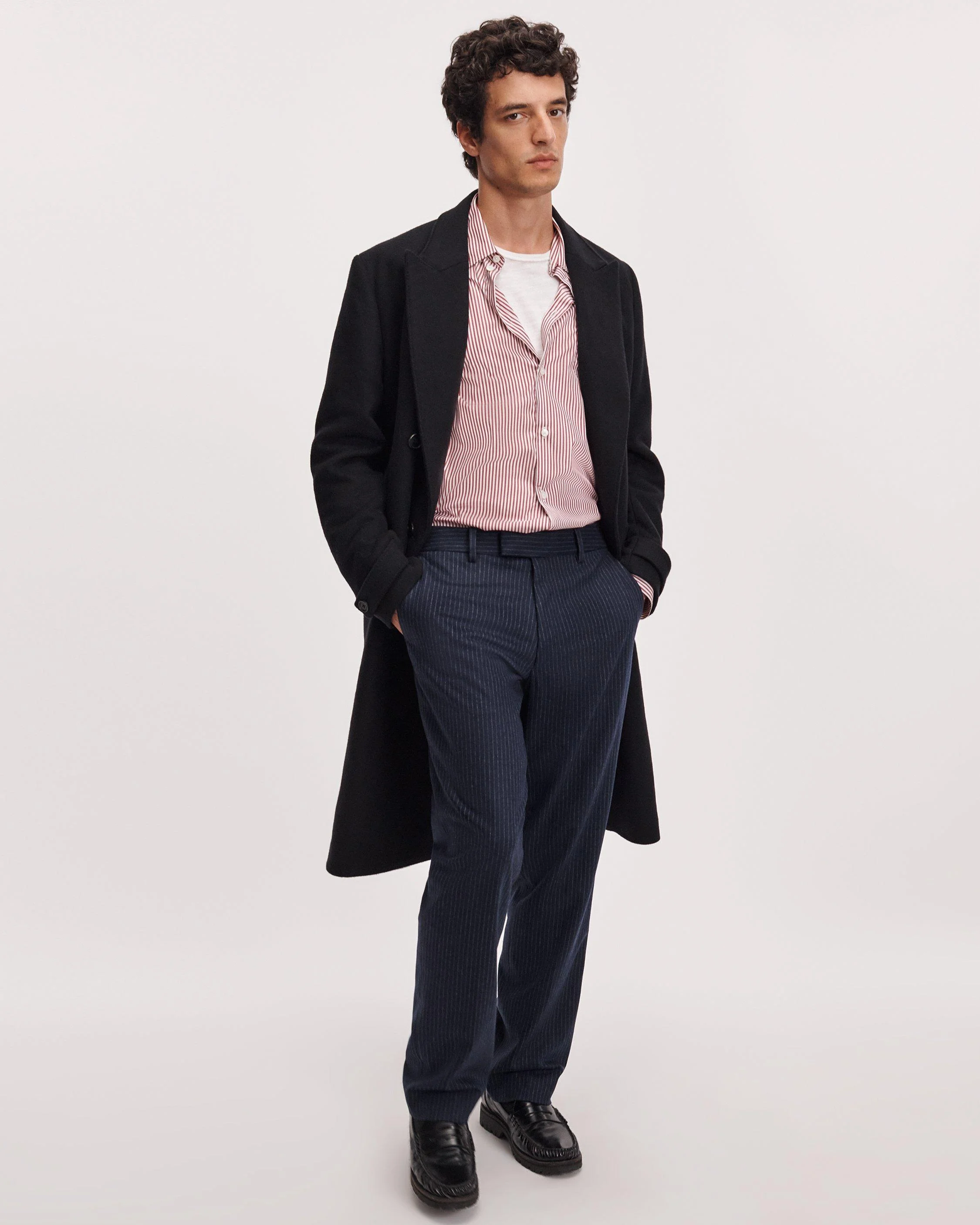 Ashcroft Chalk Stripe Trouser - 1