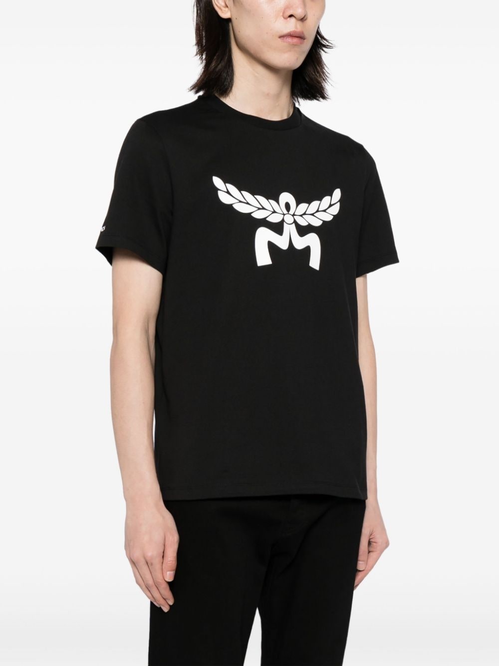Laurel logo-print cotton T-shirt - 4