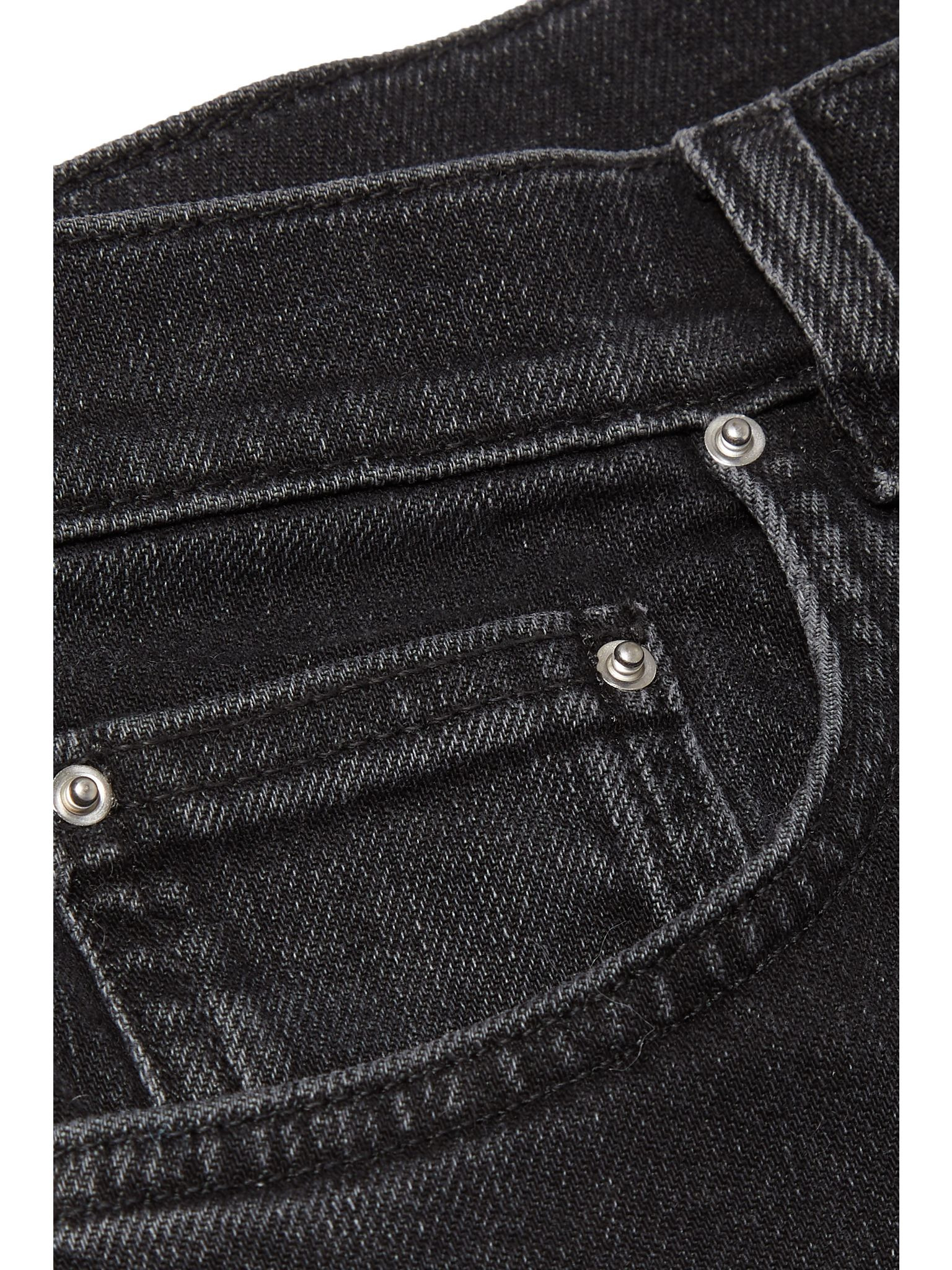 Twisted Seam high-rise straight-leg jeans Black - 7