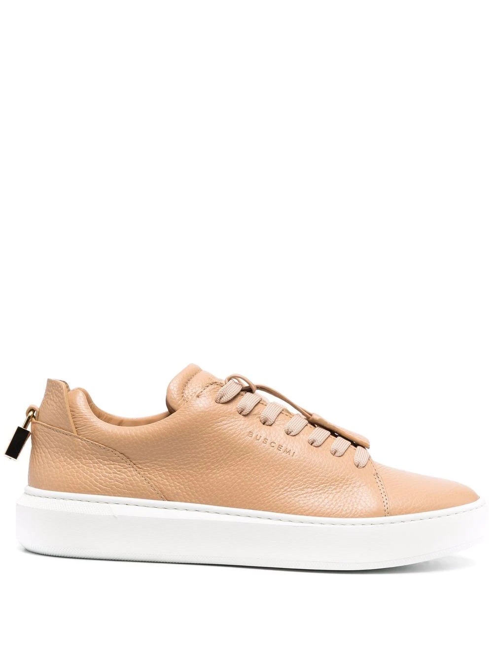 padlock-detail low top sneakers - 1