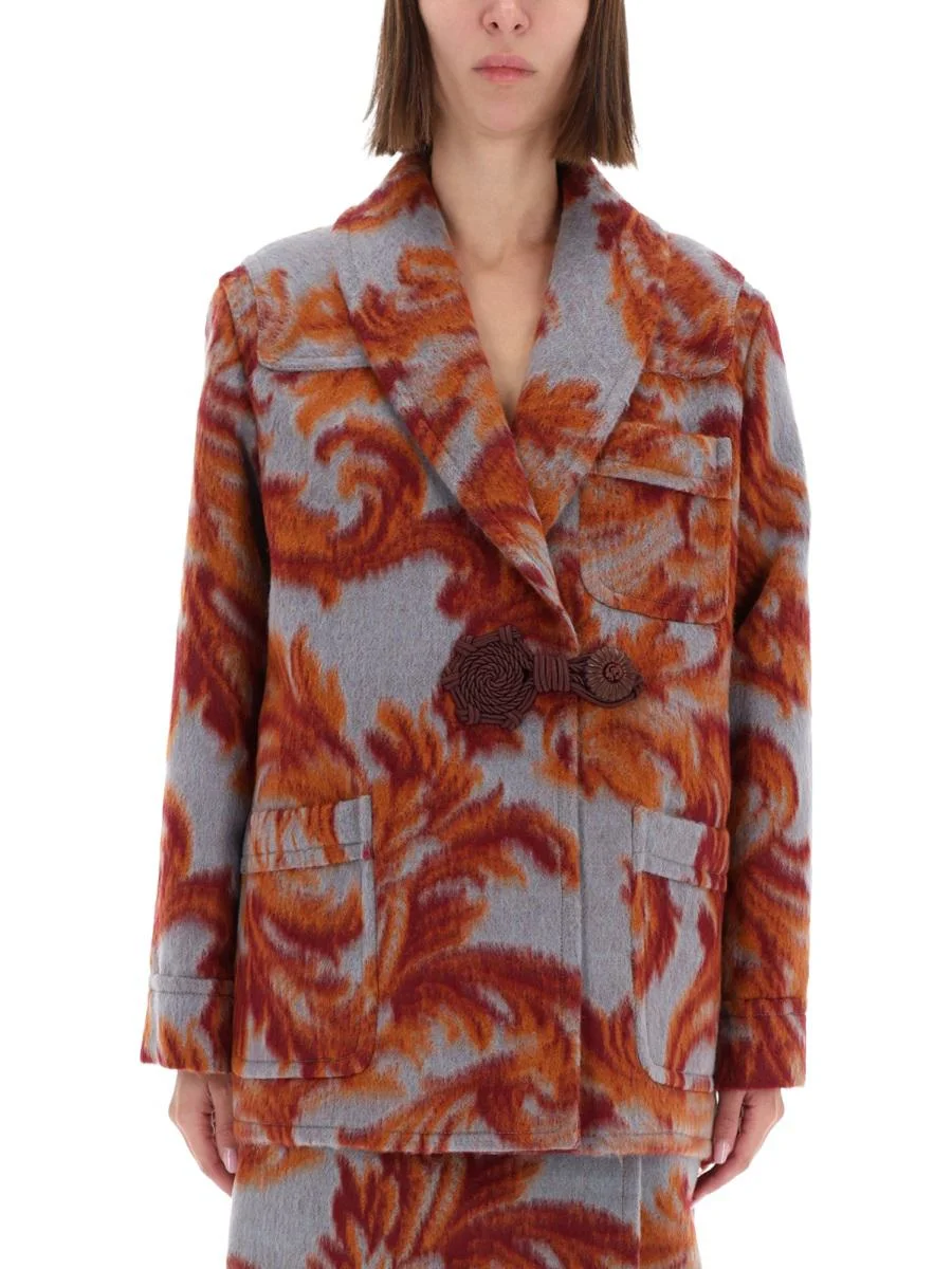 Etro Wool Blend Coat - 1