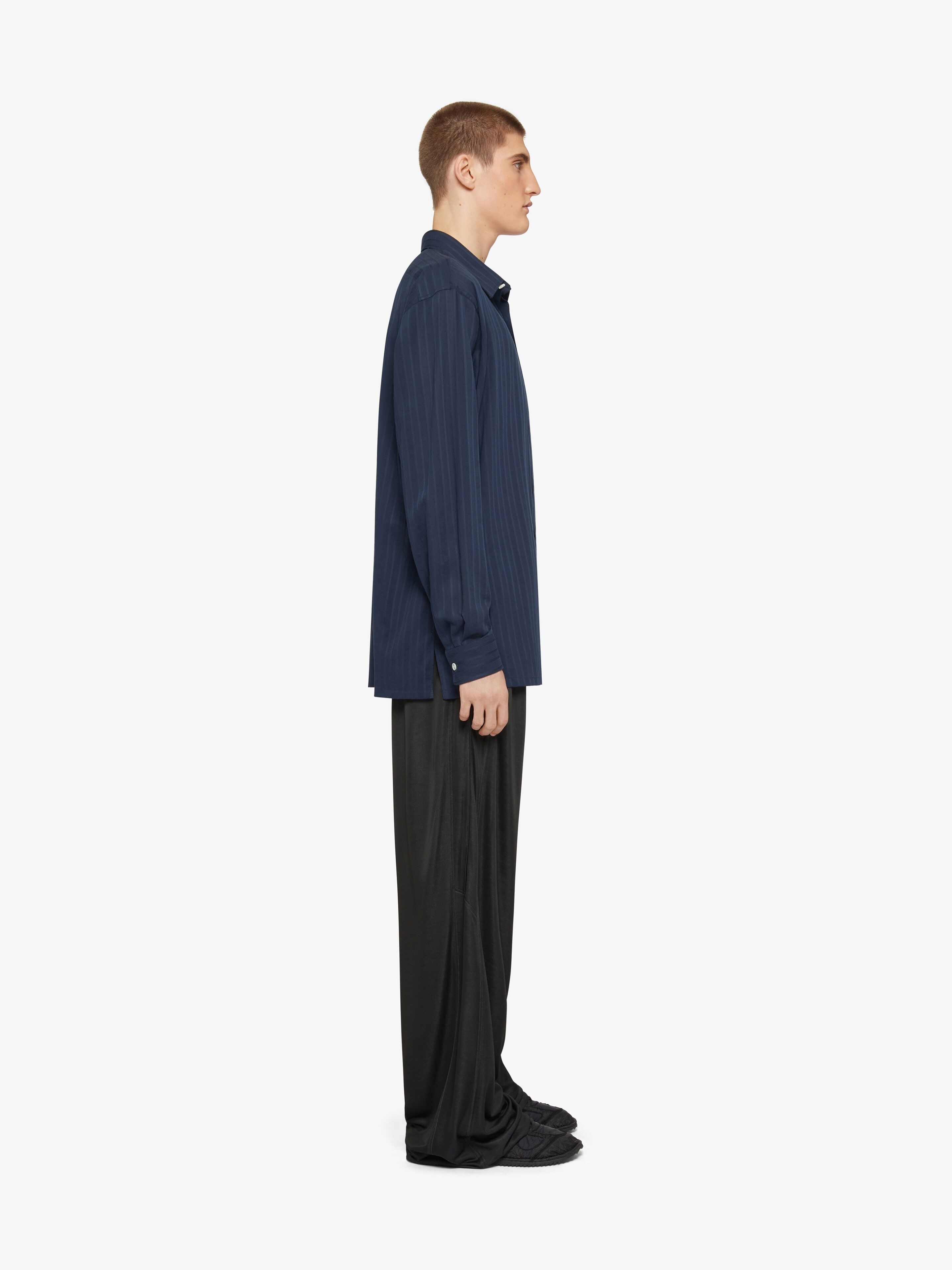 SHIRT IN COTTON VOILE WITH STRIPES - 3