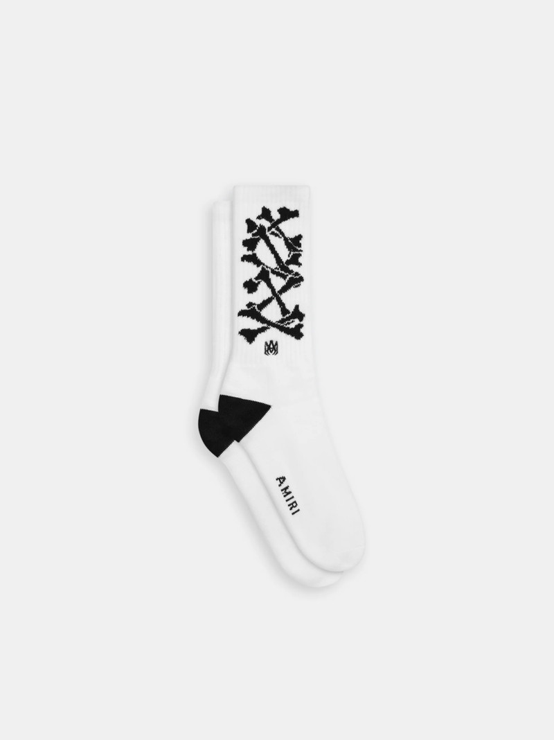 AMIRI BONES STACKED SOCKS outlook