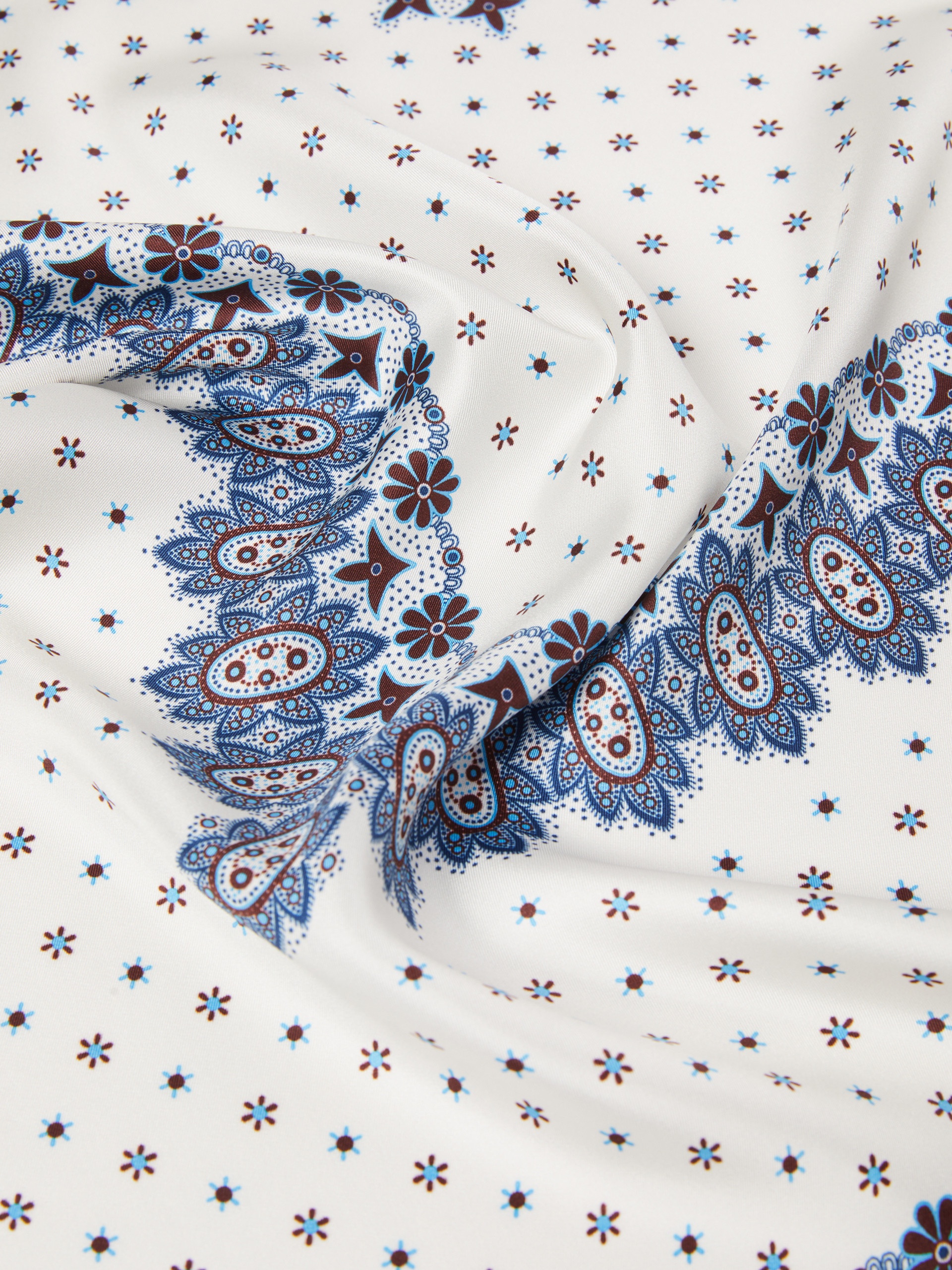 ONESTO Printed twill pocket square - 3