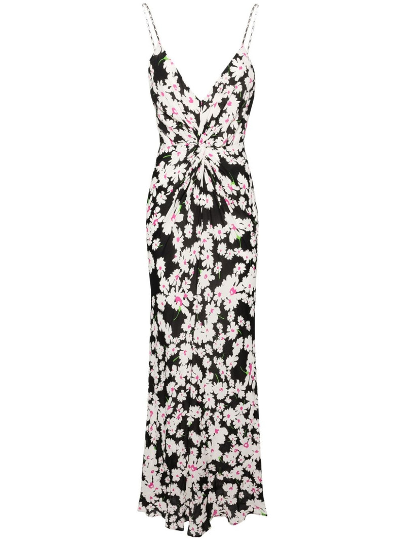 floral-print crepe maxi dress 1