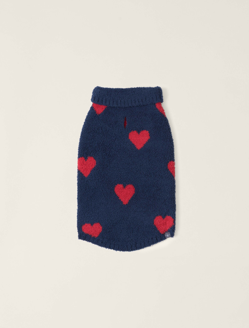 CozyChic® Heart Print Pet Sweater 1