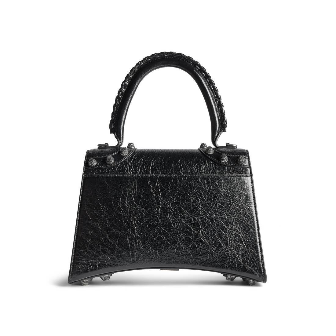 Women's Hourglass X Le Cagole Medium Handbag in Black - 6